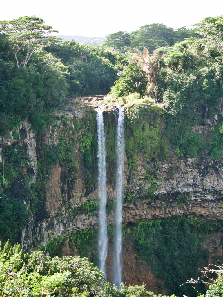 cascade de chamarel, île maurice
