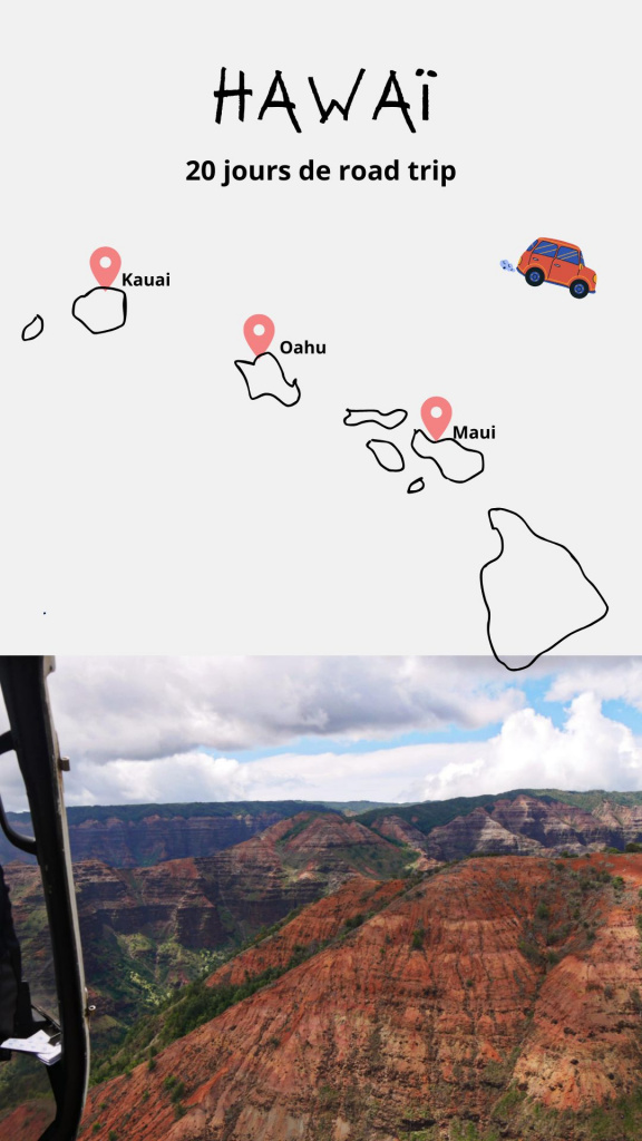 carte Hawaï incontournables