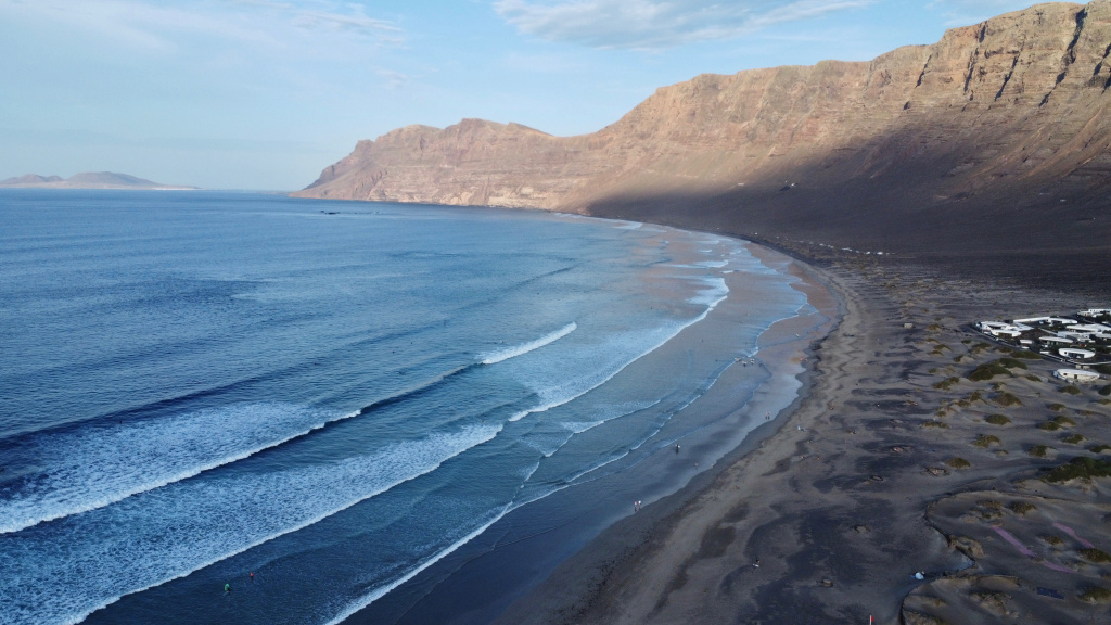 plage de Famara Lanzarote 