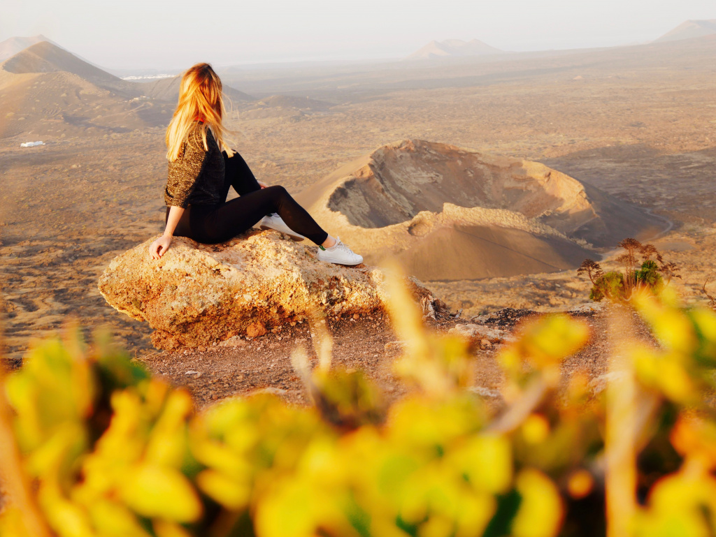 Montana negra lanzarote lever de soleil