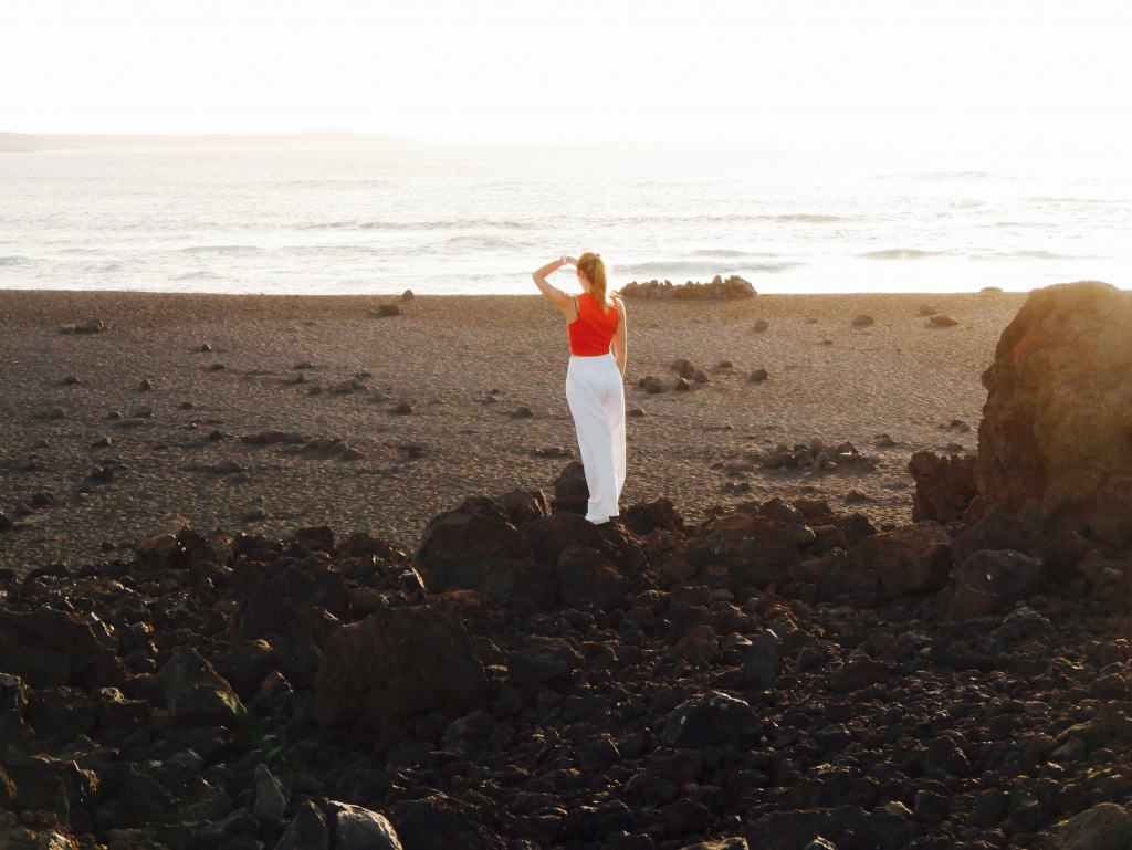 Lanzarote coucher de soleil 